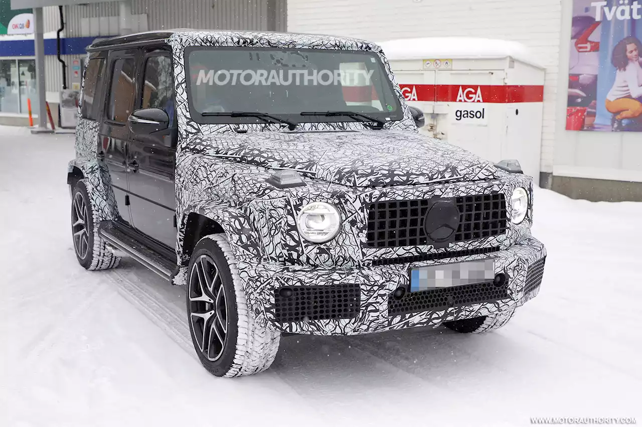 2023 Mercedes-Benz AMG G63 spy shots and video: Minor update planned