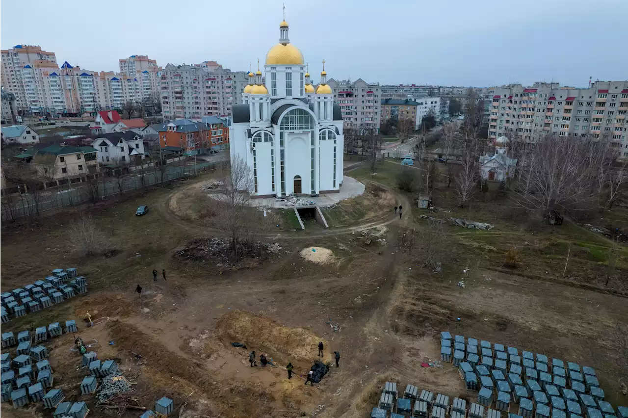 In Bucha, Ukraine, Burned, Piled Bodies Among Latest Horrors