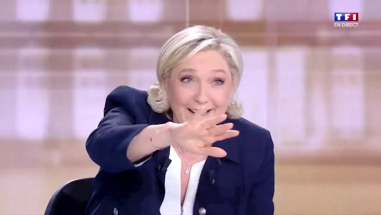 Le Pen ist Macron dicht auf den Fersen