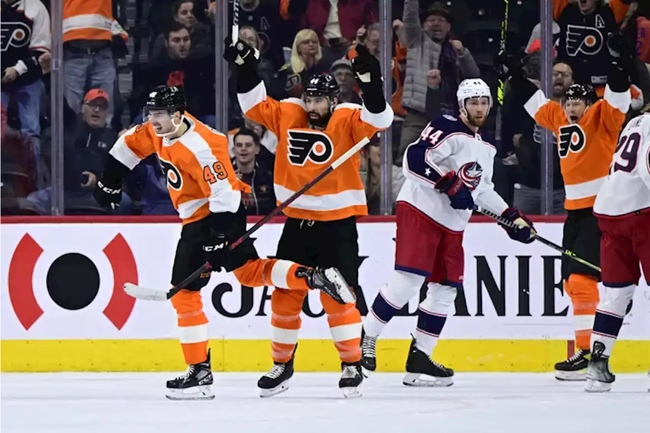 Noah Cates, Ronnie Attard score first NHL points in Flyers’ 4-2 loss to Blue Jackets