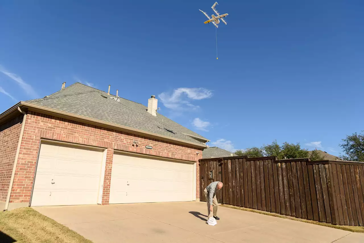 A new drone delivery system will bring ice cream and pet meds to Texans