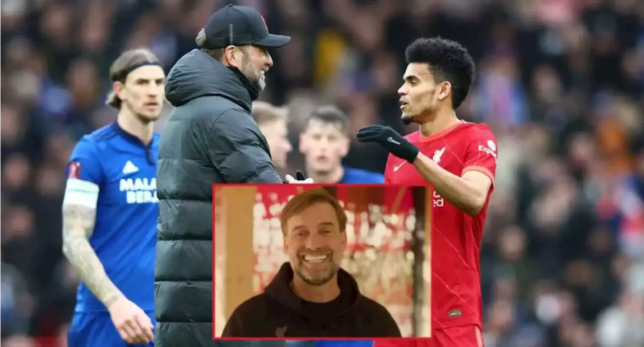 [Video] Jurgen Klopp no se contuvo e imitó la sonrisa de Luis Díaz en los entrenamientos - Pulzo