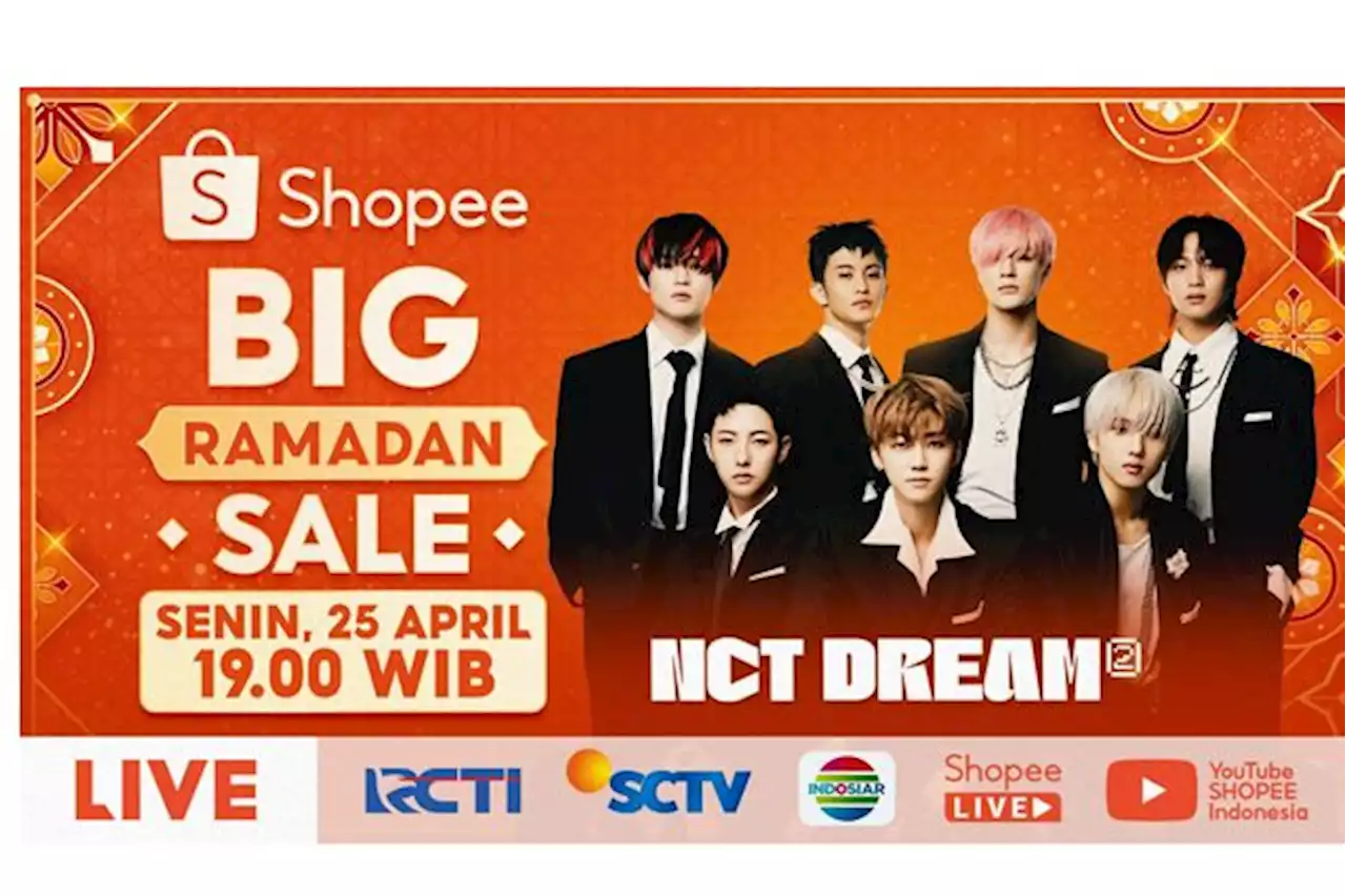 NCT Dream Siap Ramaikan Kampanye Shopee Big Ramadan Sale dengan Penampilan Spesial