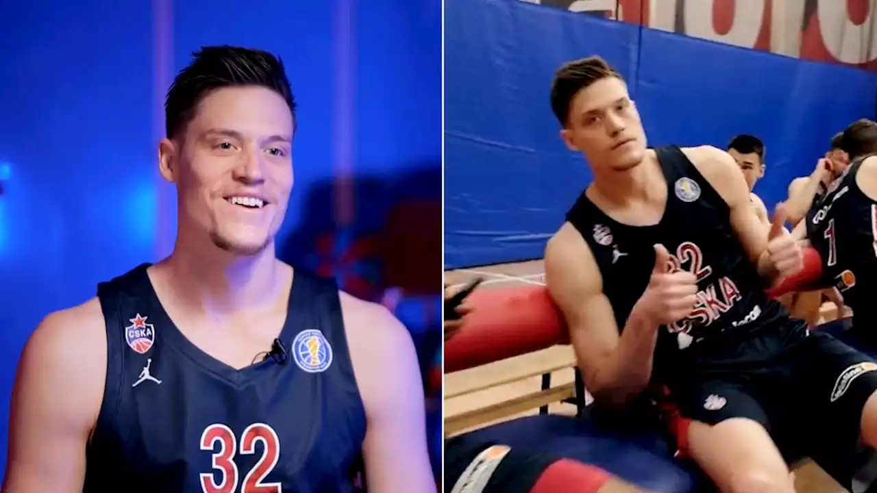 Basket: Här är de första bilderna på Jonas Jerebko i CSKA Moskva