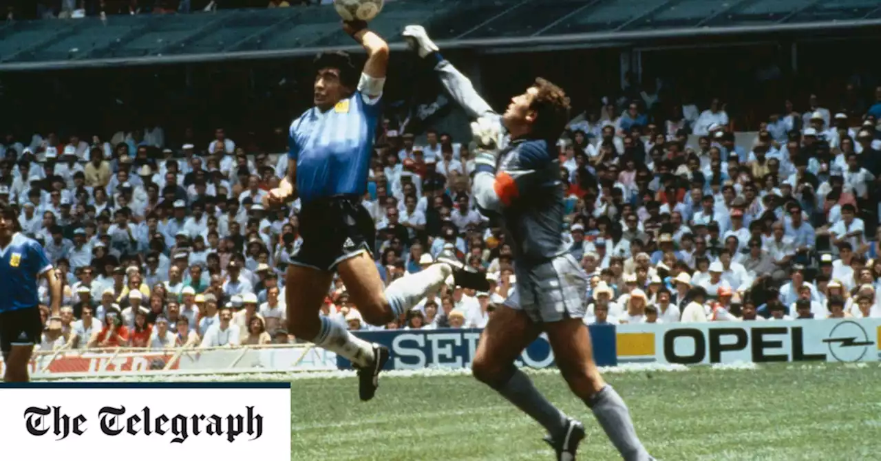 Back of the net! Maradona’s ‘Hand of God’ shirt goes on sale for £4m