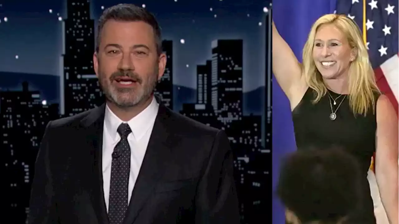 Jimmy Kimmel Calls on Will Smith to Slap Marjorie Taylor Greene