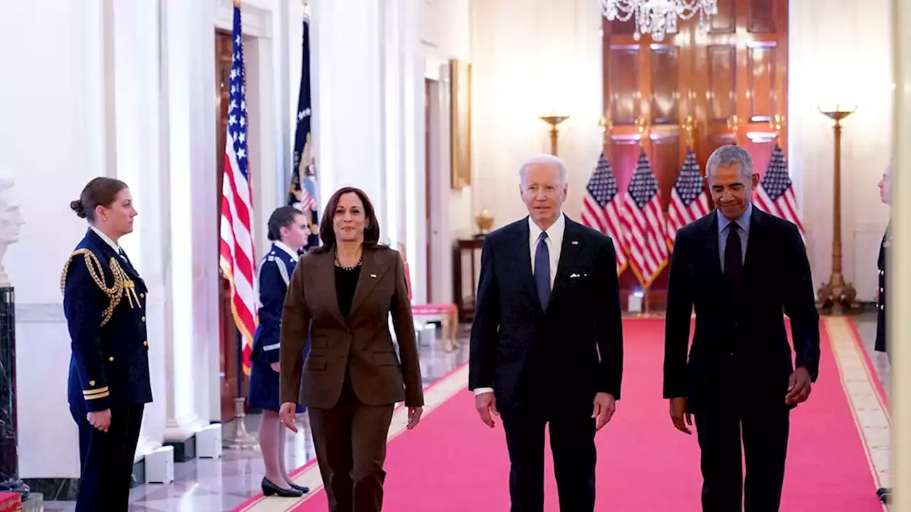 Former President Barack Obama Returns To the White House With President Biden