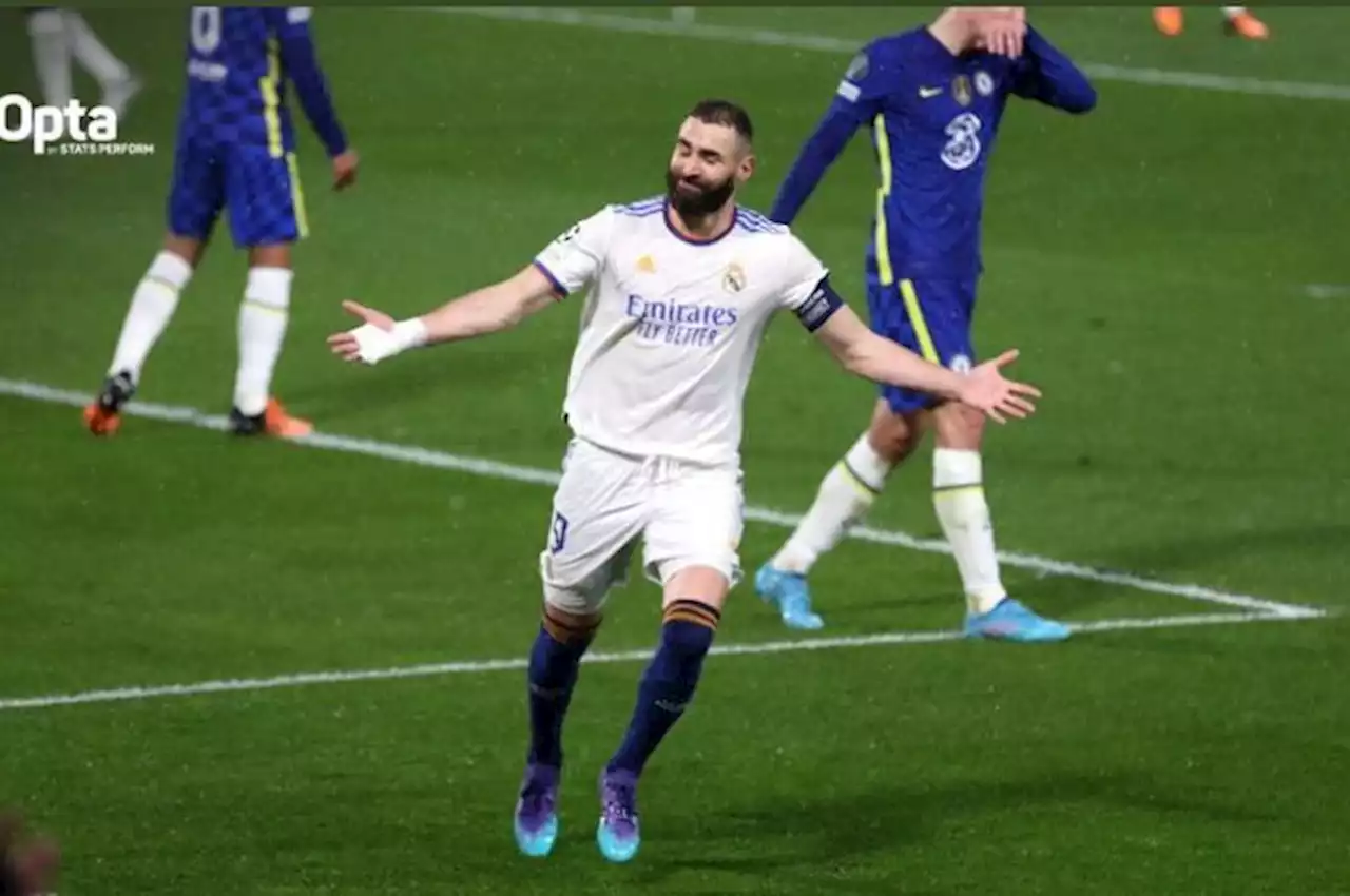 Berkat Keberaniannya, Karim Benzema Bisa Cetak Gol Ketiga Cukup 12 Detik - Bolasport.com