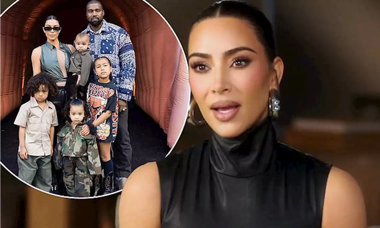 Kim Kardashian says her kids 'know what's going on' in her divorce