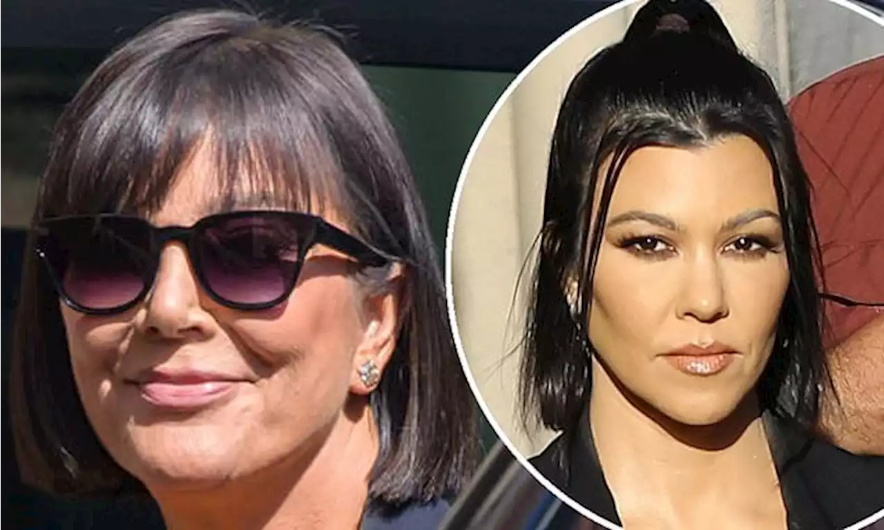 Kris Jenner twins with Kourtney Kardashian as she shows off sleek bob