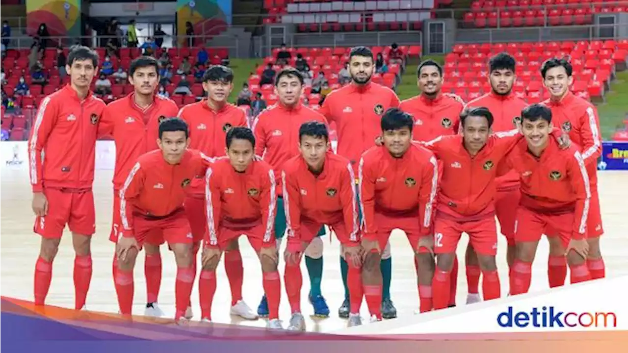 Piala AFF Futsal 2022: Indonesia Cukur Kamboja 11-2, Maju ke Semifinal