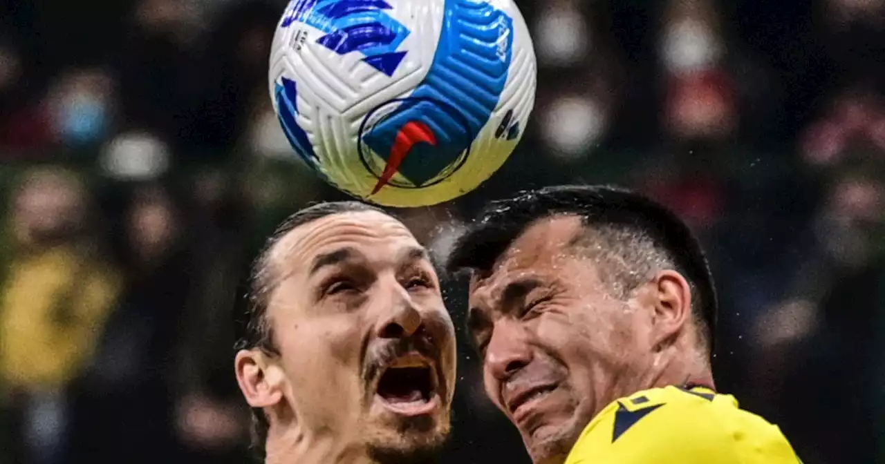 Así quedó el rostro de Gary Medel tras el choque con Zlatan