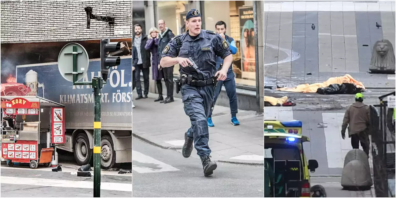 Fem år sedan terrorattacken – bilderna vi aldrig glömmer