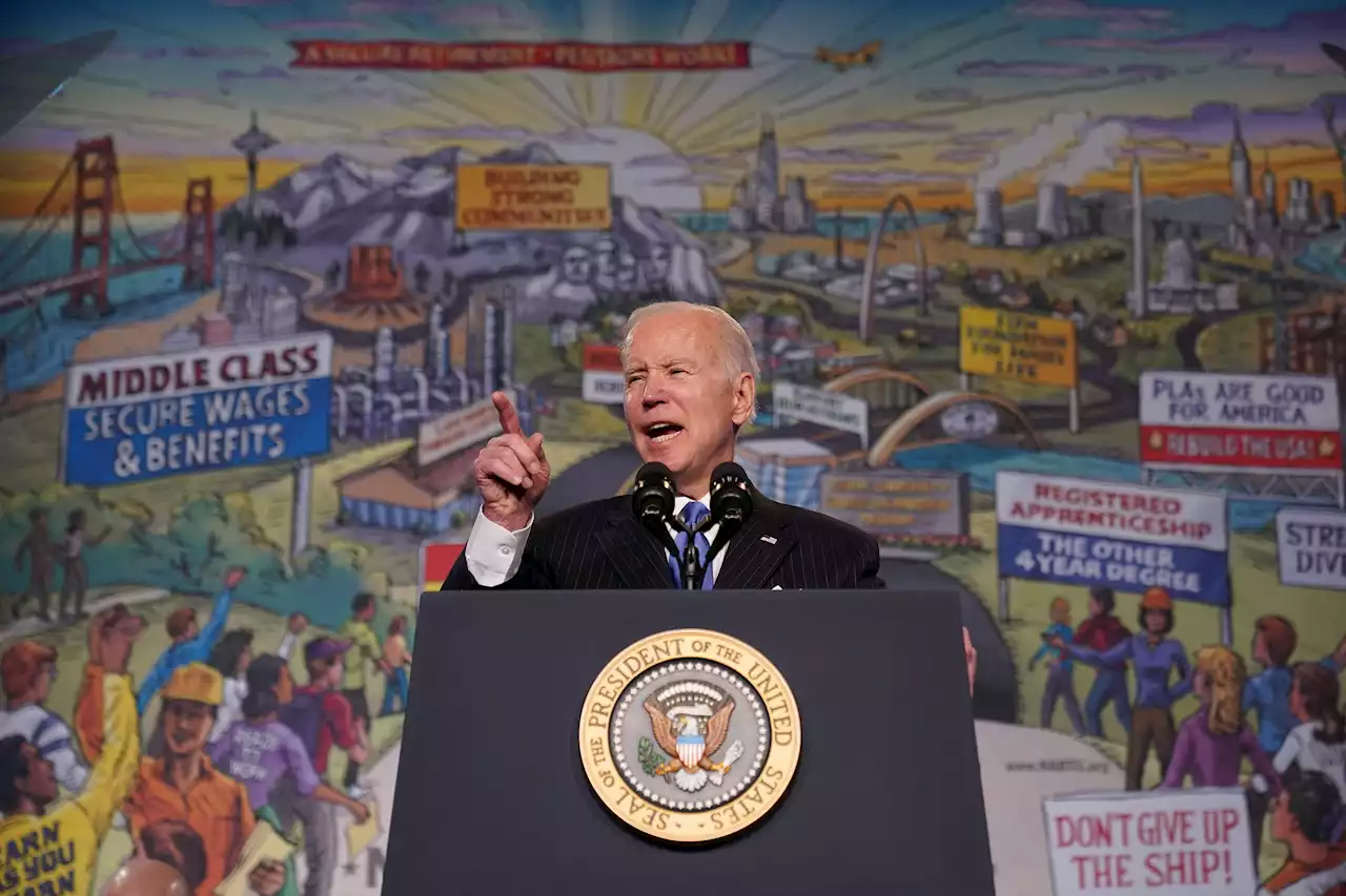 ‘Amazon, here we come’: Biden promotes union push in remarks to union conference