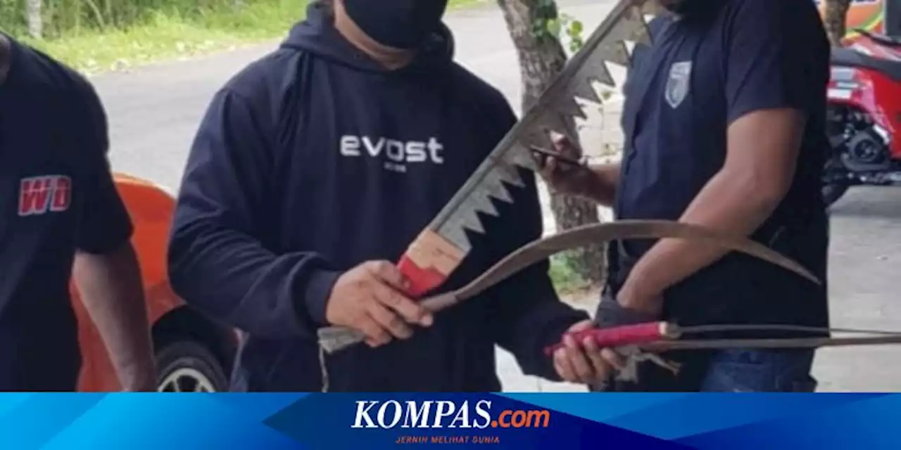 Temukan Celurit, Pedang, dan Gergaji Sisir di Toko Tempat Nongkrong Geng, Polisi Kulon Progo Selidiki Pemiliknya