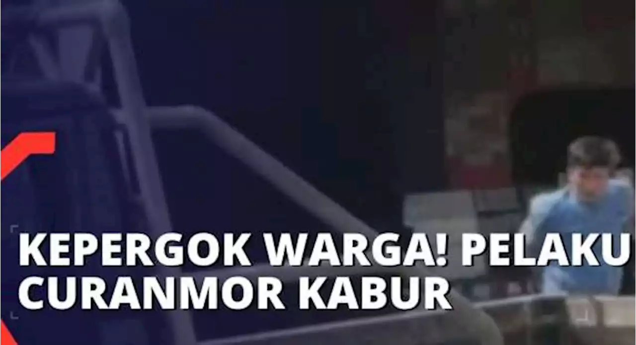 Kepergok Warga! Pelaku Pencurian Motor Bersenjata Kabur