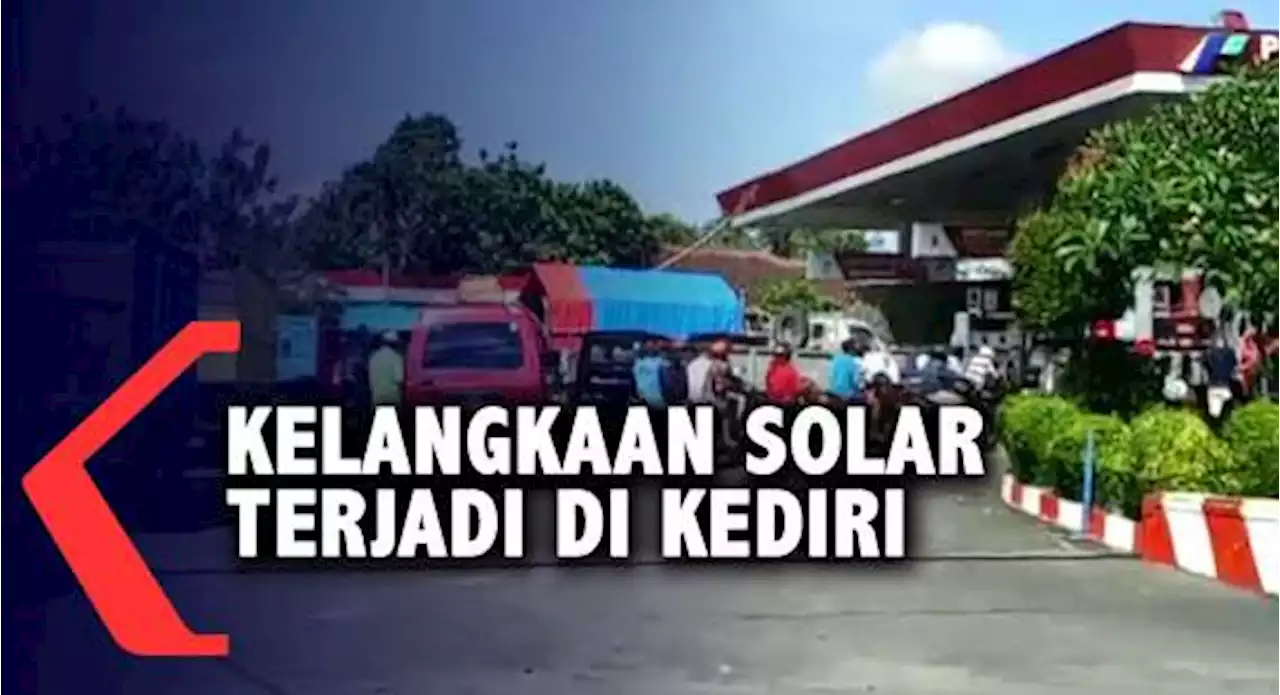 Solar Langka, Antrean Kendaraan di SPBU Mengular