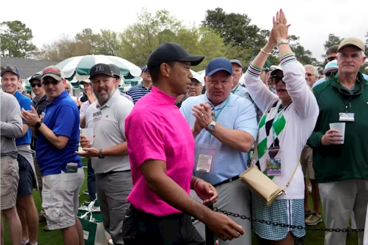 Tiger's back: Woods tees off at Masters after terrible wreck