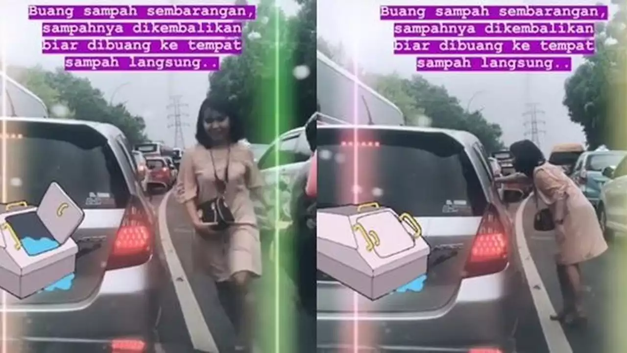 Aksi Wanita Mengembalikan Sampah ke Pemilik Mobil Ini Panen Pujian Warganet