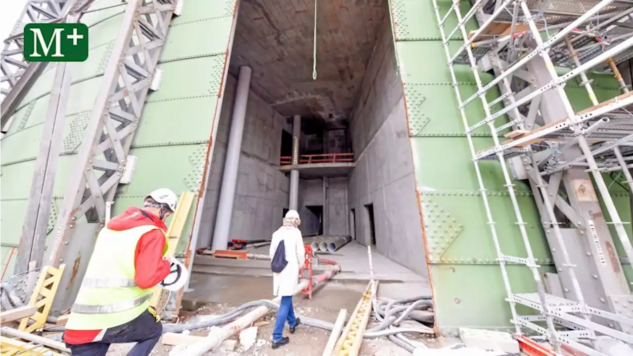 Gasometer Schöneberg: Ein Baustellen-Besuch