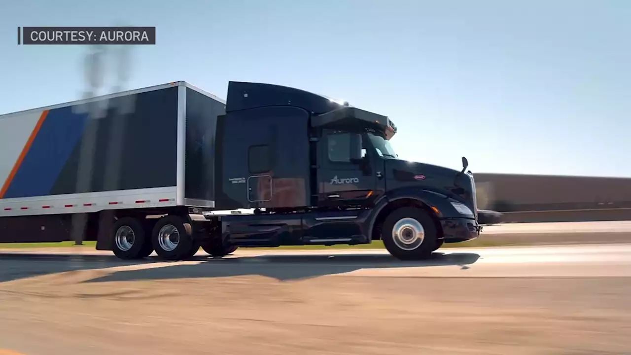 Self-Driving Trucks Testing Route Between Fort Worth and El Paso