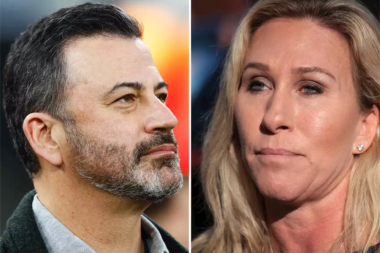 Jimmy Kimmel responds after Marjorie Taylor Greene accuses him of 'threat'