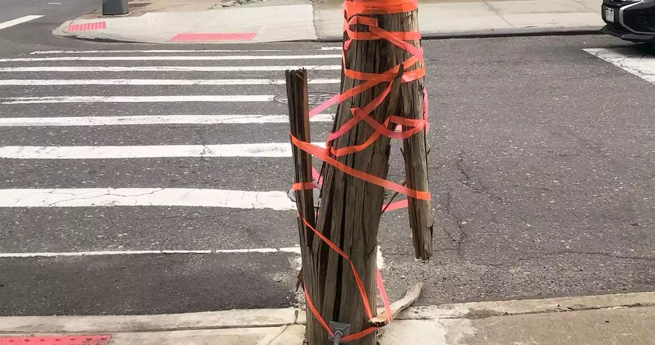 Whose Broken Pole Is This?