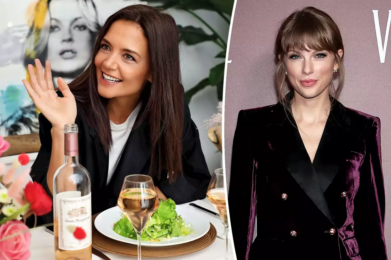 Katie Holmes dines at Taylor Swift’s old Cornelia Street carriage house