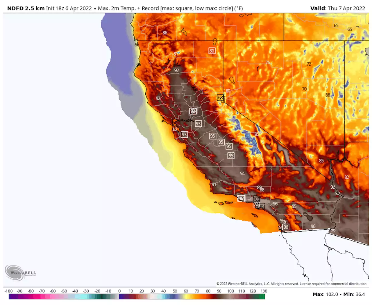 Record heat to bake California as April snowpack nears 70-year low