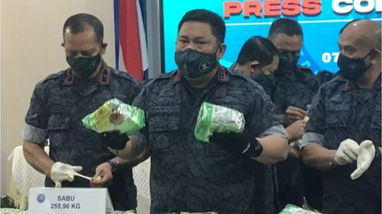 BNN Gagalkan Peredaran 255,96 Kg Sabu Asal Segitiga Emas