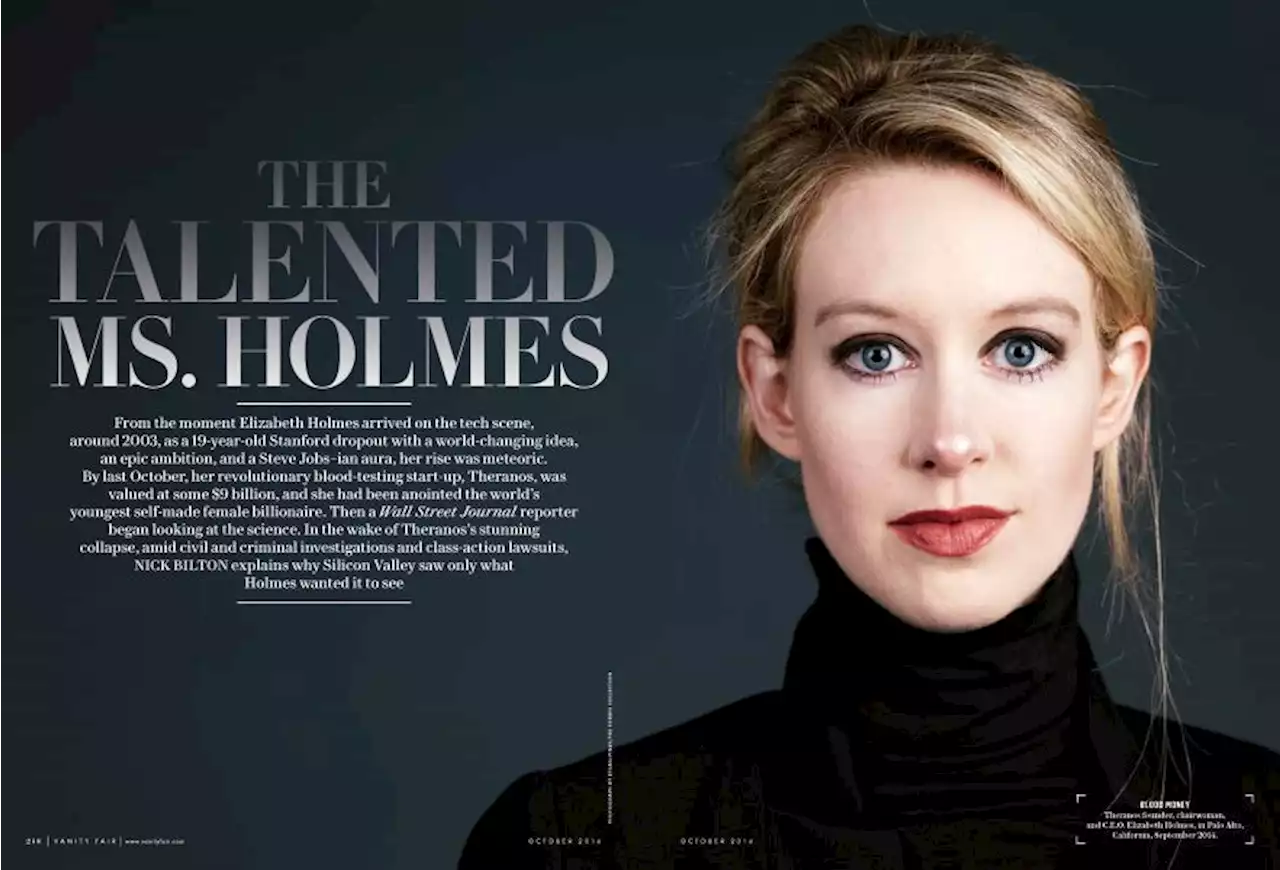 THE TALENTED MS. HOLMES | Vanity Fair | October 2016