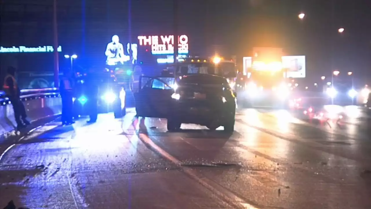 Police ID driver killed after tire slams into car on Interstate 95 in South Philadelphia