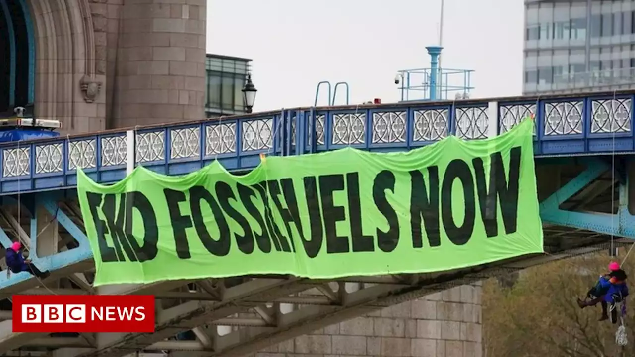 Tower Bridge: Extinction Rebellion activists cause closure