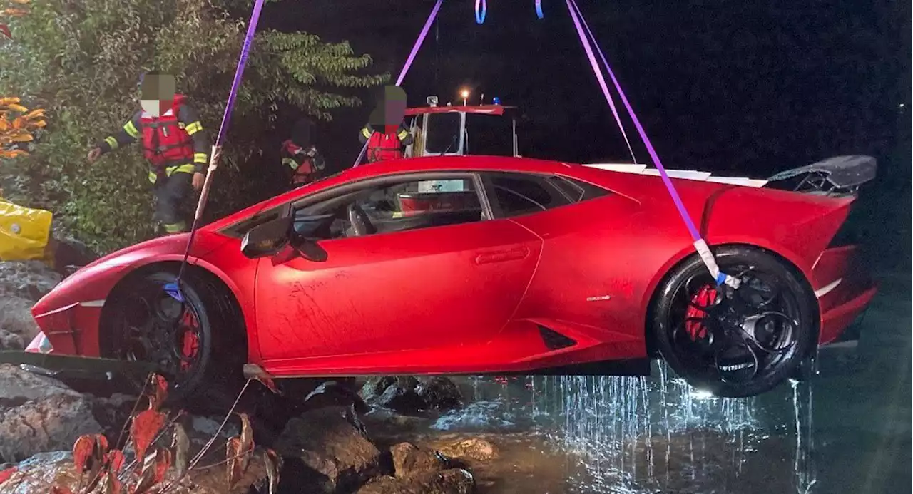 Lamborghini Driver Reportedly Mistakes Gas For Brake Pedal, Launches Supercar Into Lake | Carscoops