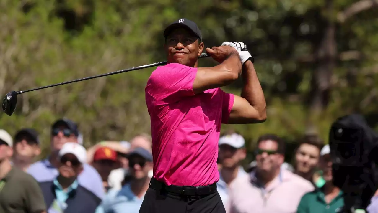 Tiger Woods wird beim Golf-Masters gefeiert und legt einen guten Start hin