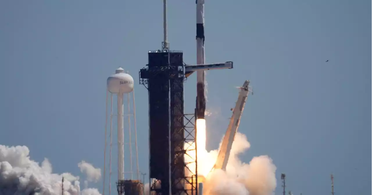 Watch now: SpaceX launches 3 visitors to space station for $55M each