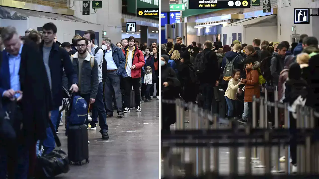 Kökaos på Arlanda –\nvarningen inför påsk