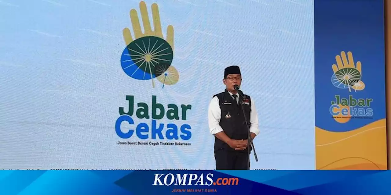 Cegah Kekerasan terhadap Perempuan dan Anak, Ridwan Kamil Luncurkan Jabar Cekas