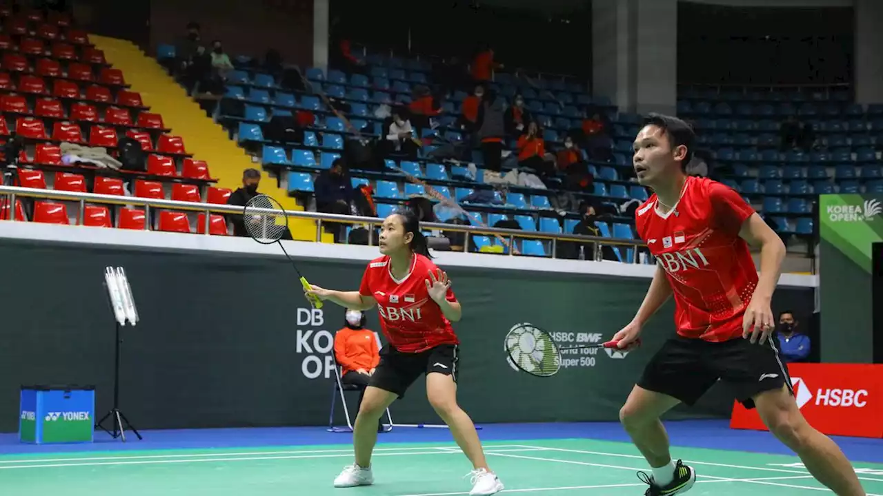 Korea Open 2022: Belum Bermain Bagus, Rinov/Pitha Tetap Lolos ke Semifinal