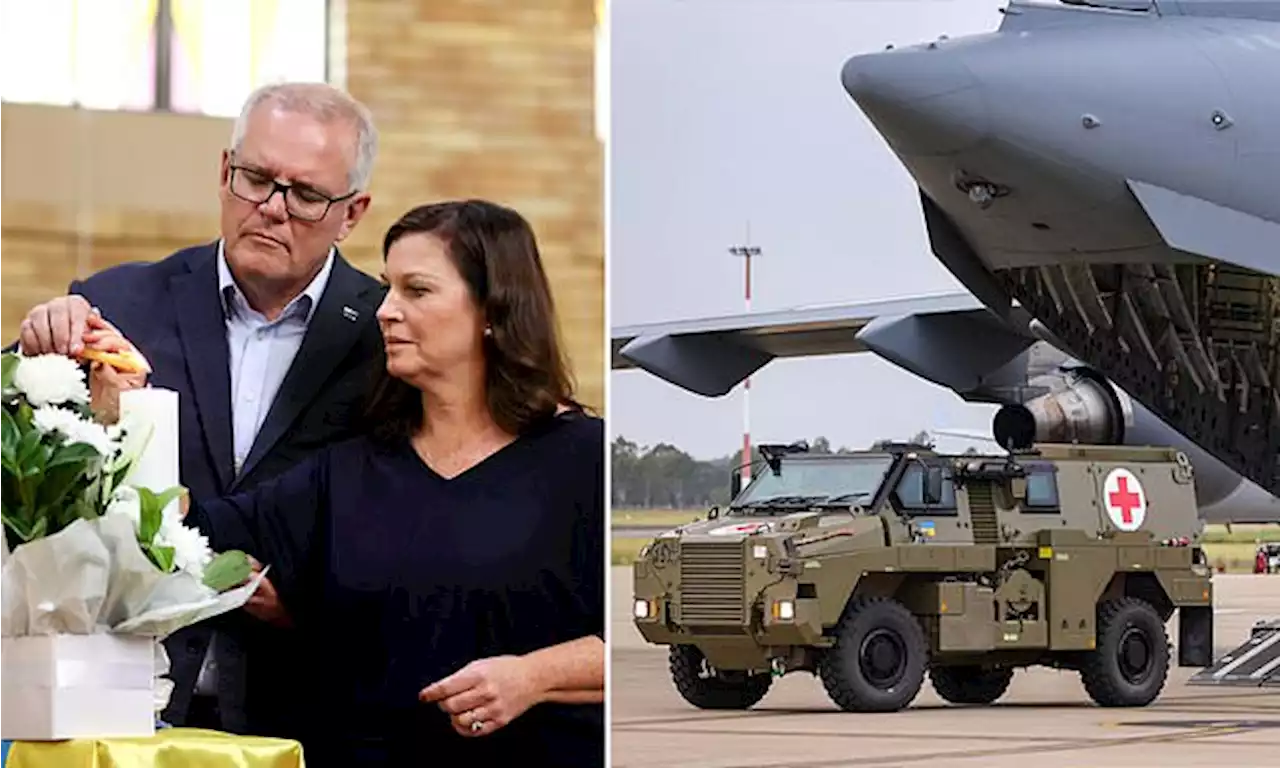 Australia sends MORE weapons to Ukraine to fight Russia