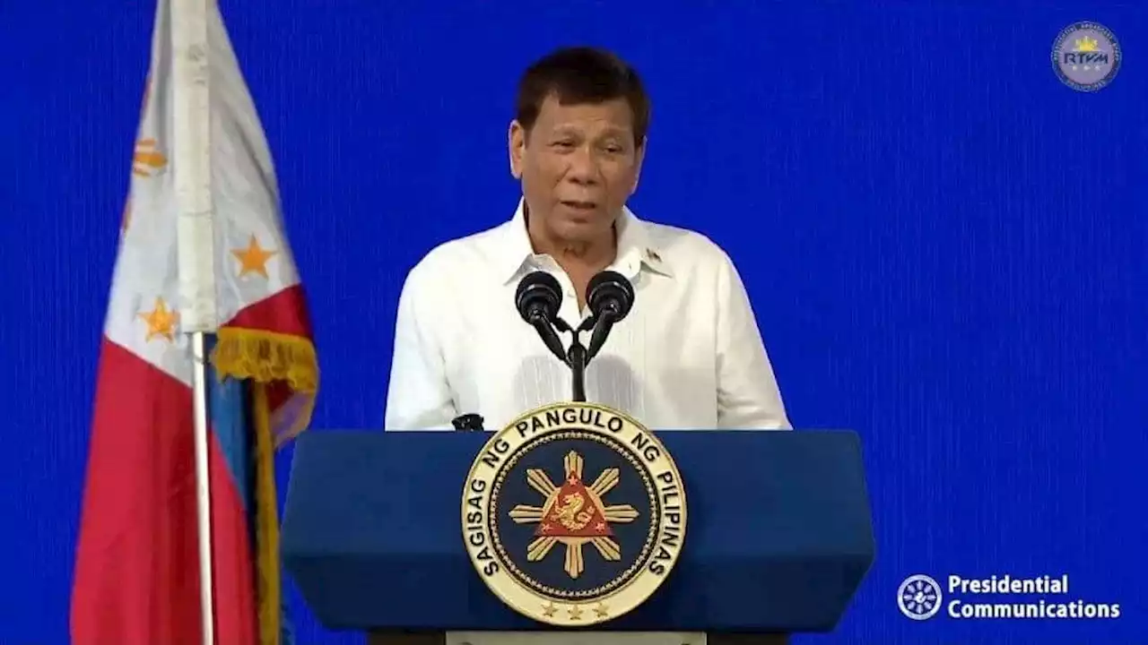 Duterte: Covid-19 depleted intel funds