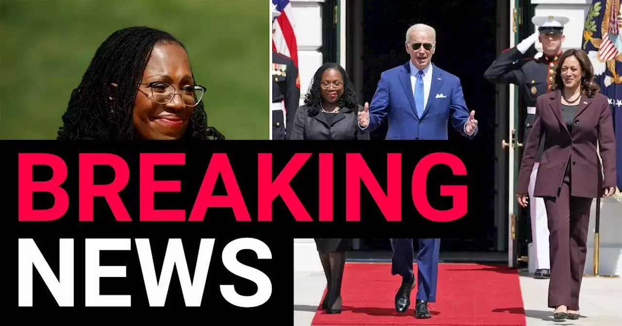 Moment Ketanji Brown Jackson welcomed as first black woman on Supreme Court