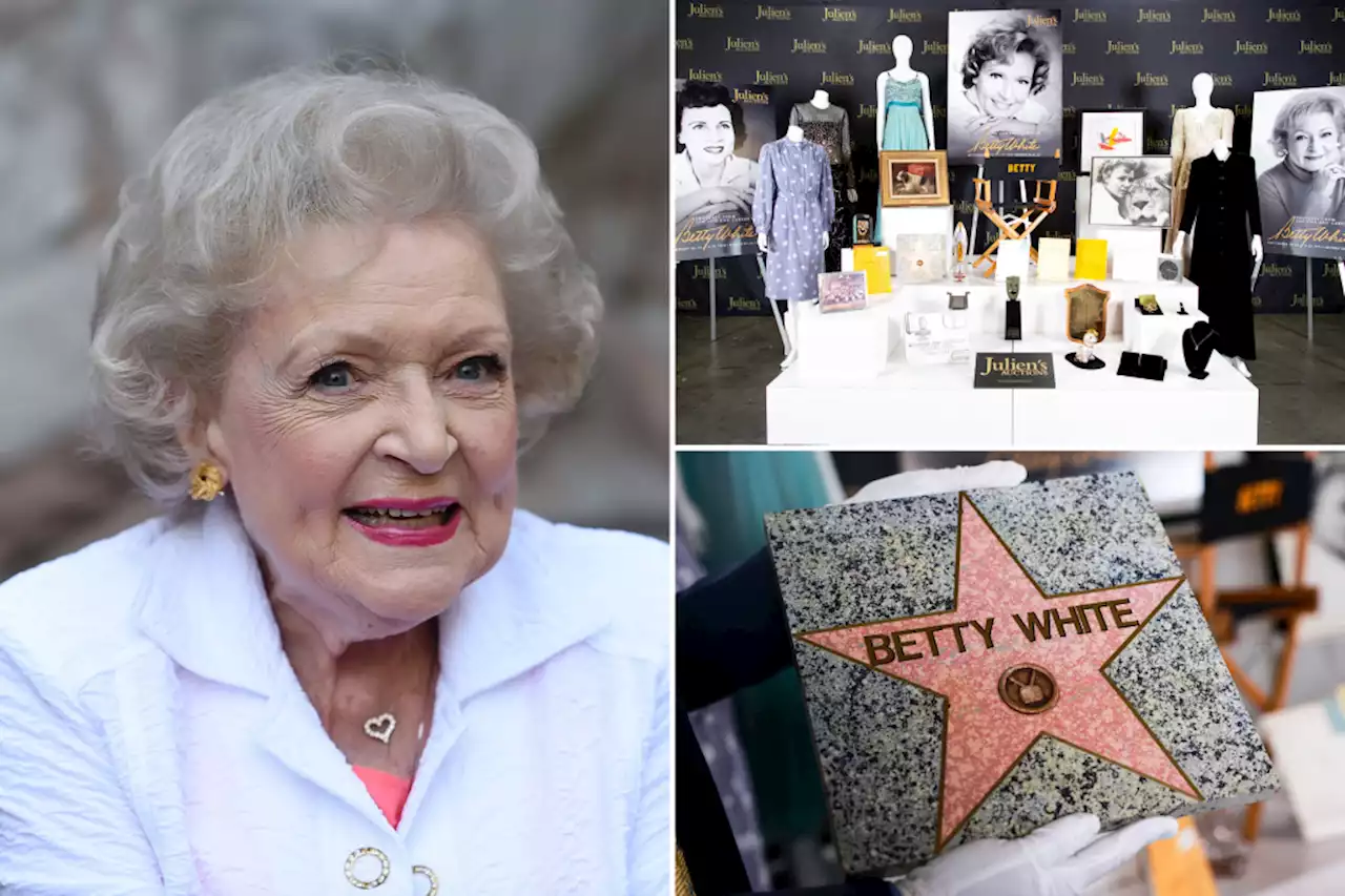 Betty White’s personal belongings going to auction