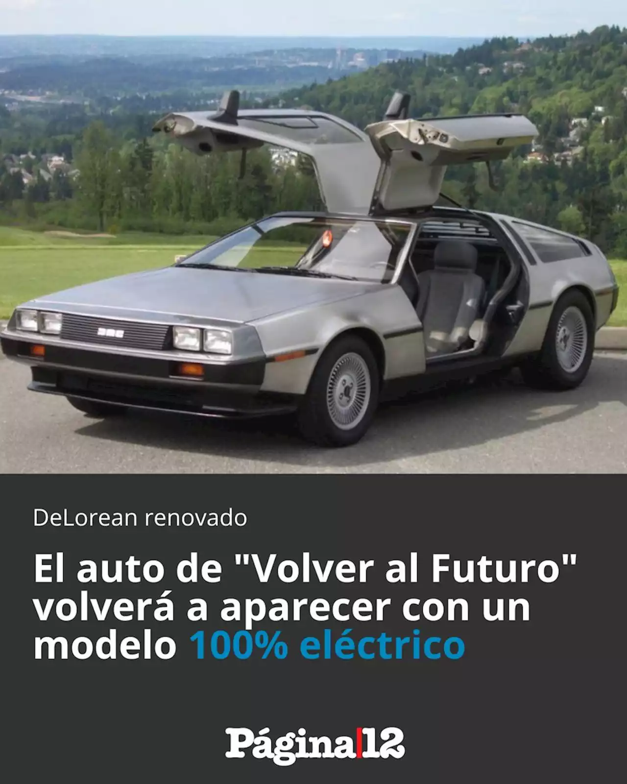 El nuevo DeLorean ya tiene fecha de presentación | El auto de 'Volver al Futuro' resurgirá luego de varias décadas con un modelo 100% eléctrico