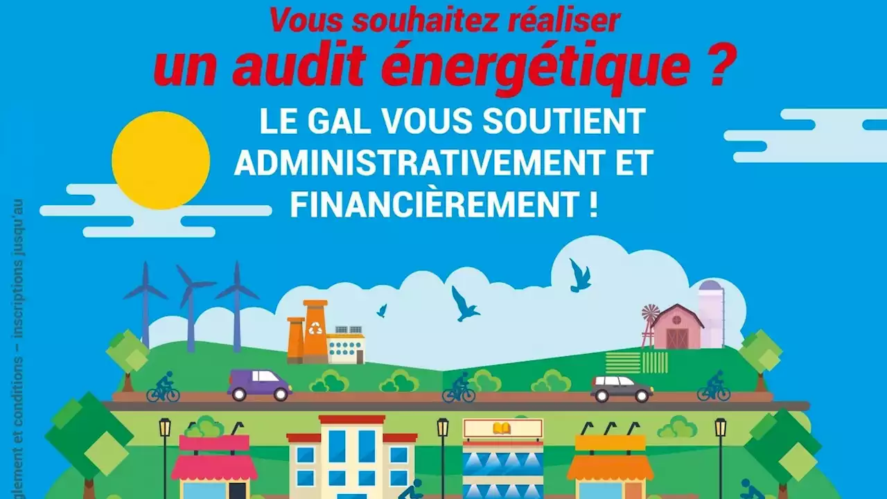 Action innovante du GAL Burdinale Mehaigne : il aide les entreprises désireuses de réaliser un audit énergétique