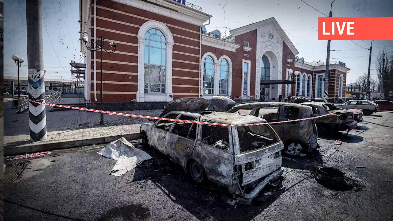 Direct – Guerre en Ukraine : un missile frappe la gare bondée de Kramatorsk, 50 morts