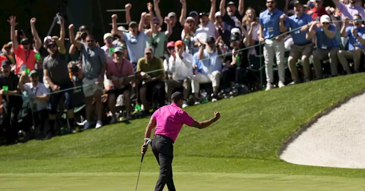 Column: Tiger Woods is back at the Masters ... and back in contention