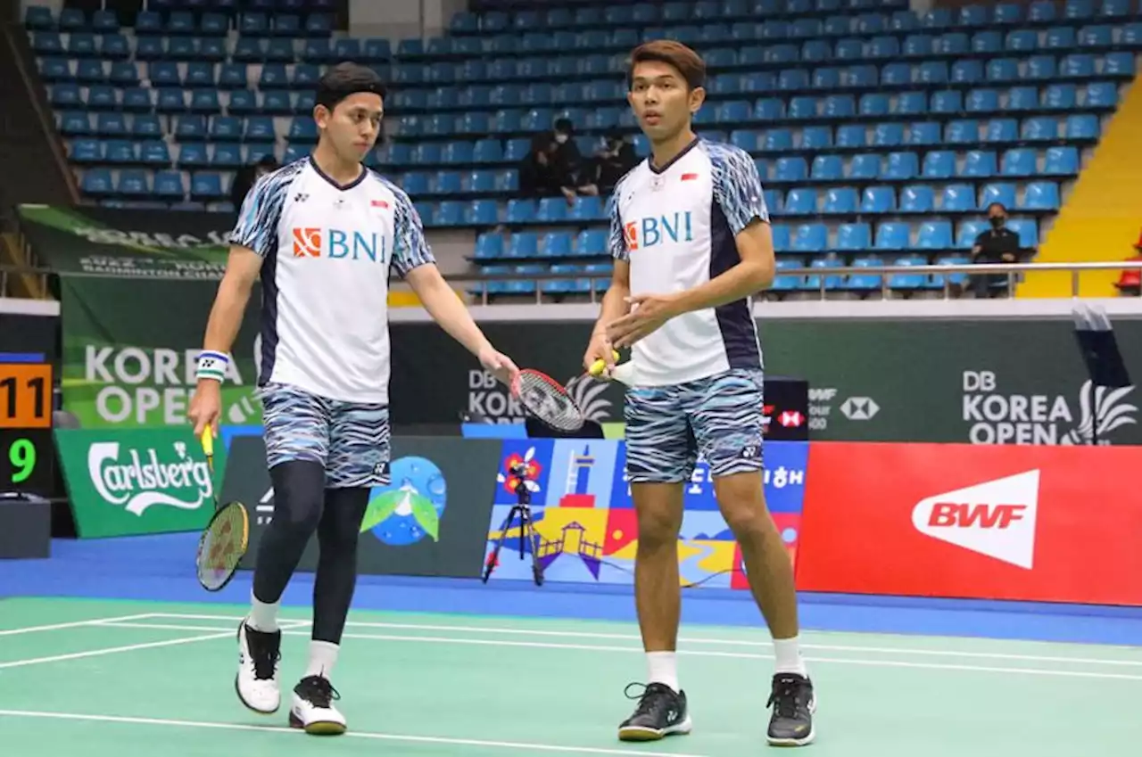 Perempat Final Korea Open 2022: Tantang Duo Malaysia, Fajar/Rian Unggul Rekor Pertemuan