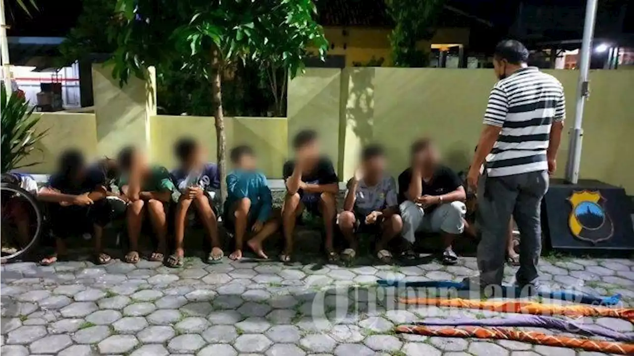 Perang Sarung di Tegal, 8 Bocah Cilik Diamankan Aparat Polsek Dukuhturi - Tribunnews.com