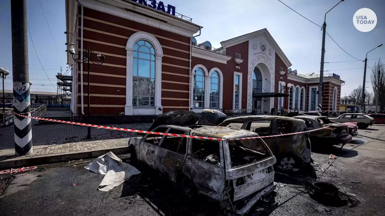 'An evil without limits': Dozens killed, injured in rocket strike on train station in eastern Ukraine: Live updates